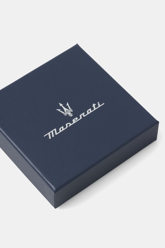 Doplnky MASERATI náramok pánsky z nehrdzavejúcej ocele keramický JM226ATZ79 strieborná