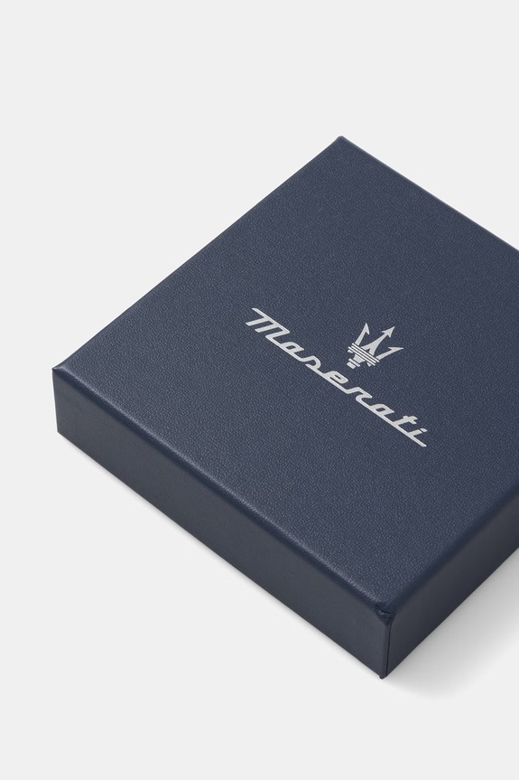 Doplnky MASERATI náramok pánsky z nehrdzavejúcej ocele a keramiky JM226ATZ81 strieborná