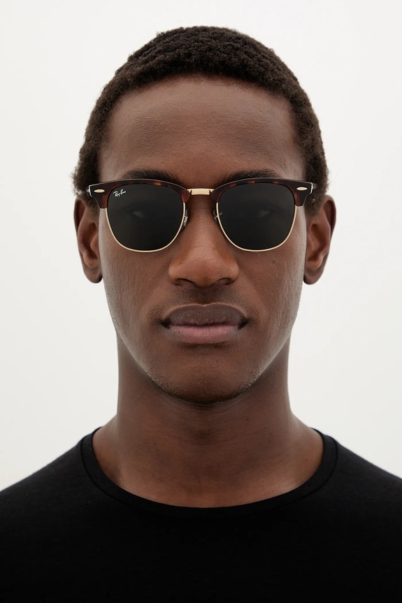 Ray-Ban okulary CLUBMASTER 0RB3016.W0366