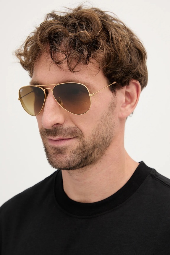 Ray-Ban occhiali da vista Aviator Large Metal oro 0RB3025.112.85