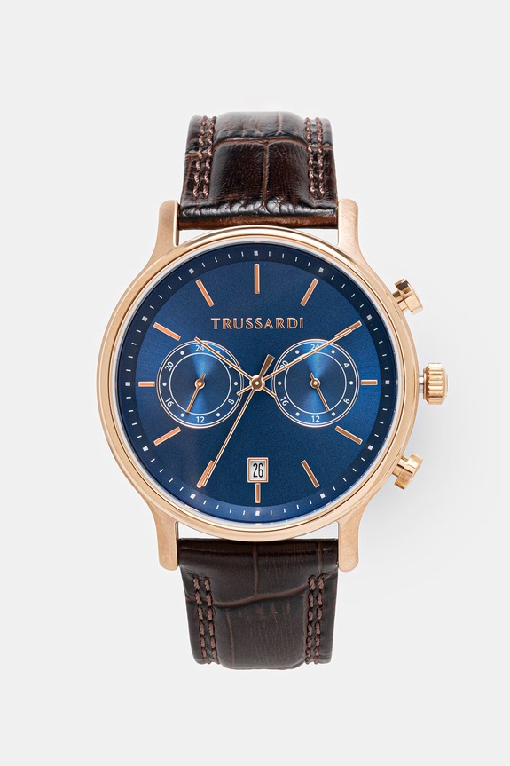 Trussardi zegarek męski brązowy R2451174001