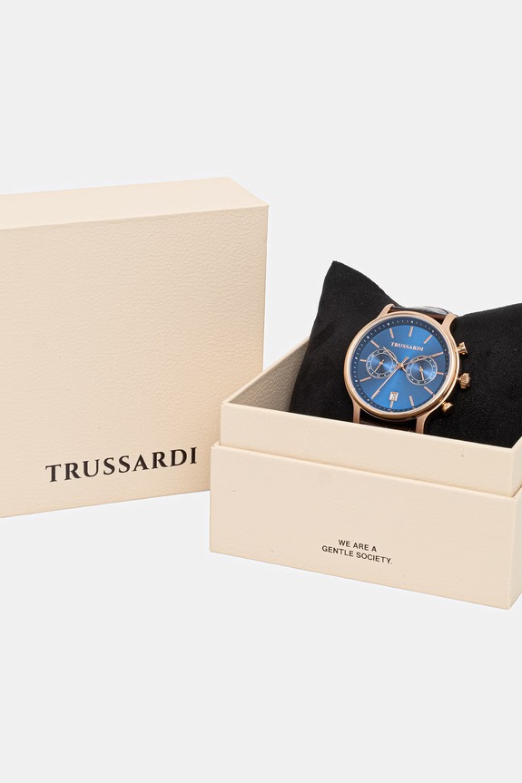 Trussardi zegarek męski brązowy R2451174001
