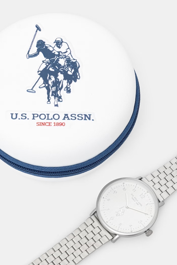 U.S. Polo Assn. zegarek męski ROYAL srebrny USP7285ST