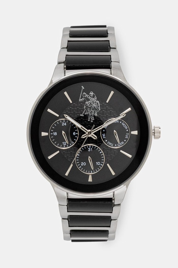 U.S. Polo Assn. zegarek męski ALEXANDRE srebrny USP4892ST