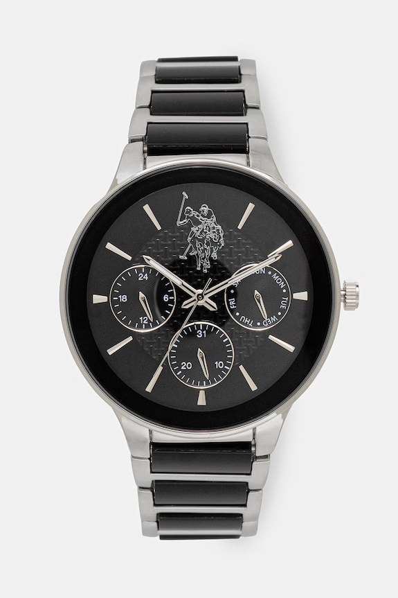 U.S. Polo Assn. zegarek męski ALEXANDRE srebrny USP4892ST