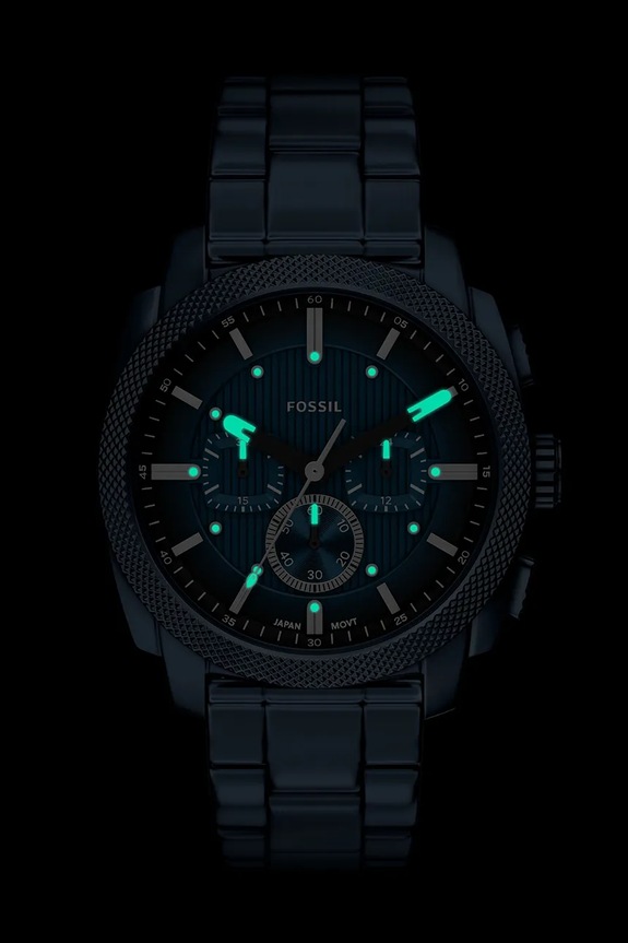 Fossil zegarek męski Machine Chrono granatowy FS6167