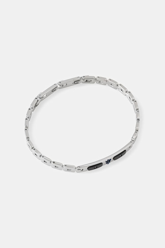 MASERATI karkötő férfi rozsdamentes acél gyémánt ezüst JM125ATY24
