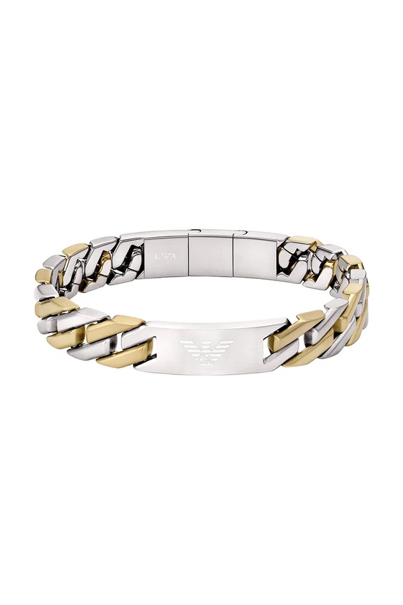 Emporio Armani náramok pánsky zo šľachtenej ocele Eagle Logo viacfarebná EGS3314040