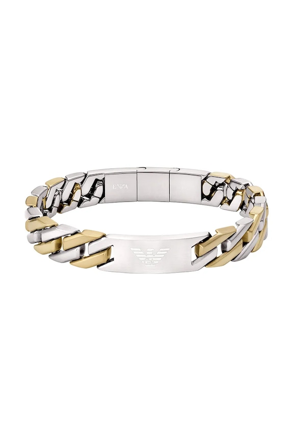 Emporio Armani náramok pánsky zo šľachtenej ocele Eagle Logo viacfarebná EGS3314040