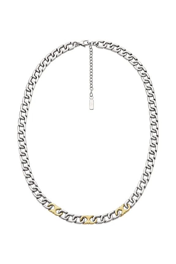 Emporio Armani Náhrdelník pánsky z nehrdzavejúcej ocele Eagle Logo strieborná EGS3297040