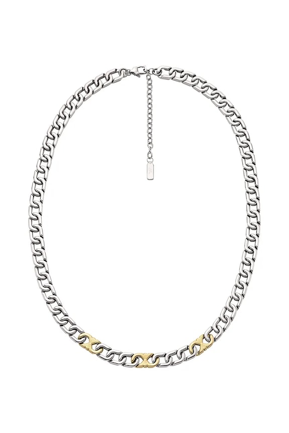 Emporio Armani Náhrdelník pánsky z nehrdzavejúcej ocele Eagle Logo strieborná EGS3297040