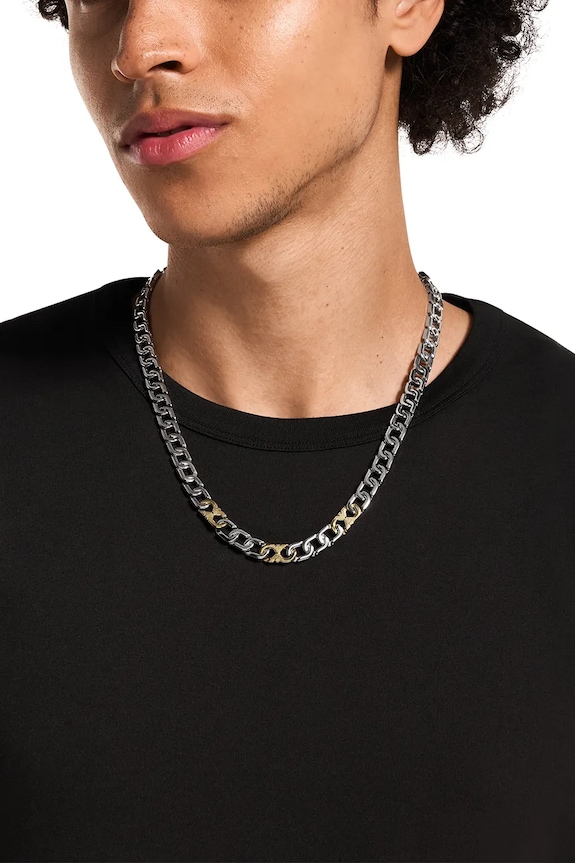 Emporio Armani Náhrdelník pánsky z nehrdzavejúcej ocele Eagle Logo strieborná EGS3297040