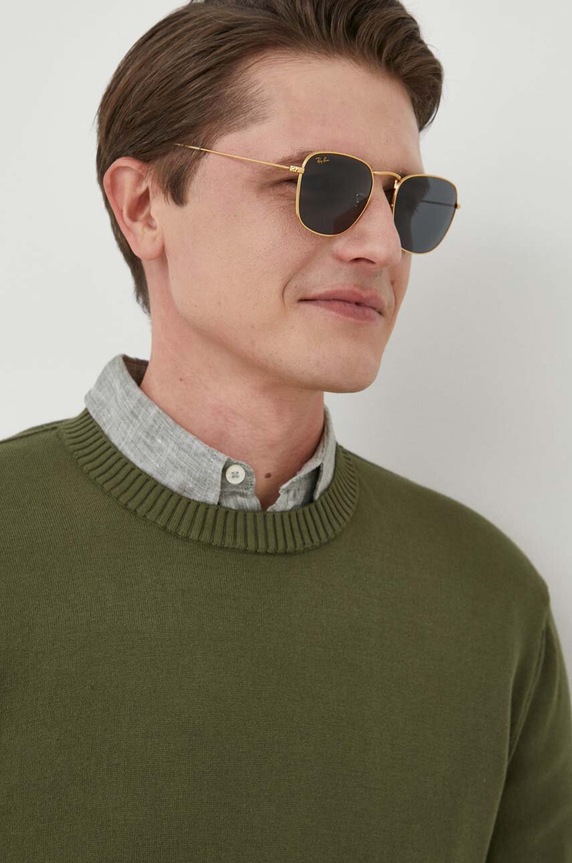 Sluneční brýle Ray-Ban FRANK 0RB3857.9196R5 zlatá AA00