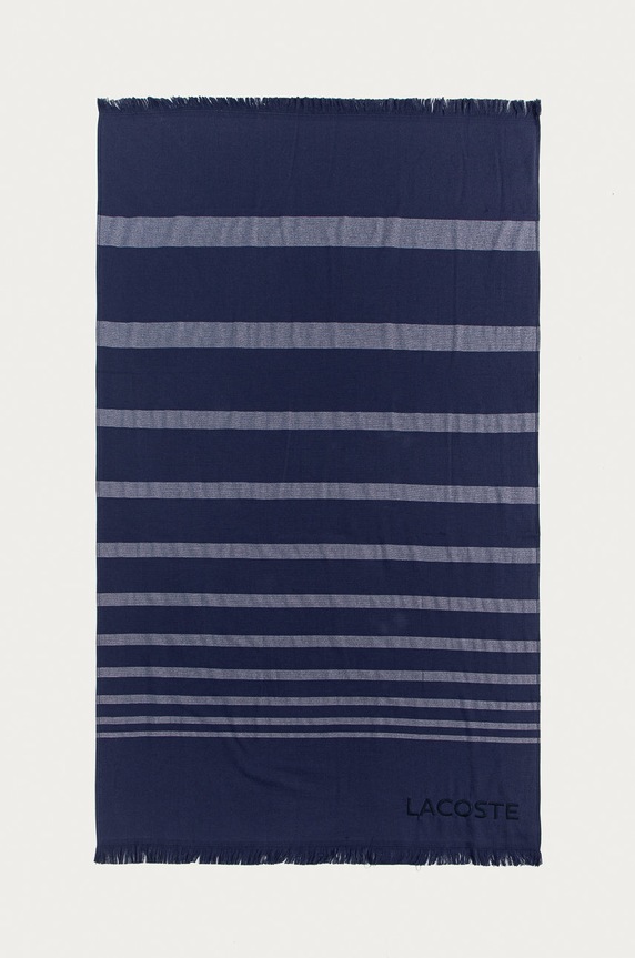 Lacoste - Ręcznik LRYTHME granatowy LRYTHME
