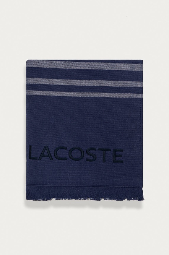 Lacoste - Ręcznik LRYTHME LRYTHME granatowy AA00