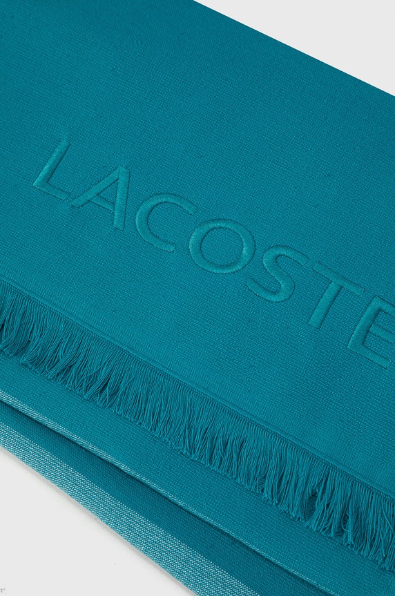 Lacoste - Ręcznik LRYTHME LRYTHME turkusowy AA00