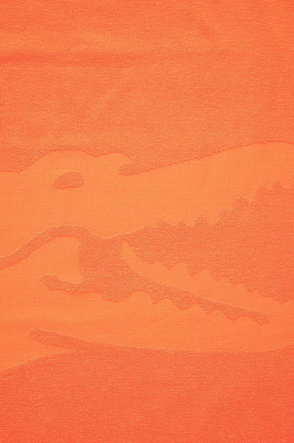 Lacoste ręcznik bawełniany LSPORT pomarańczowy AA00