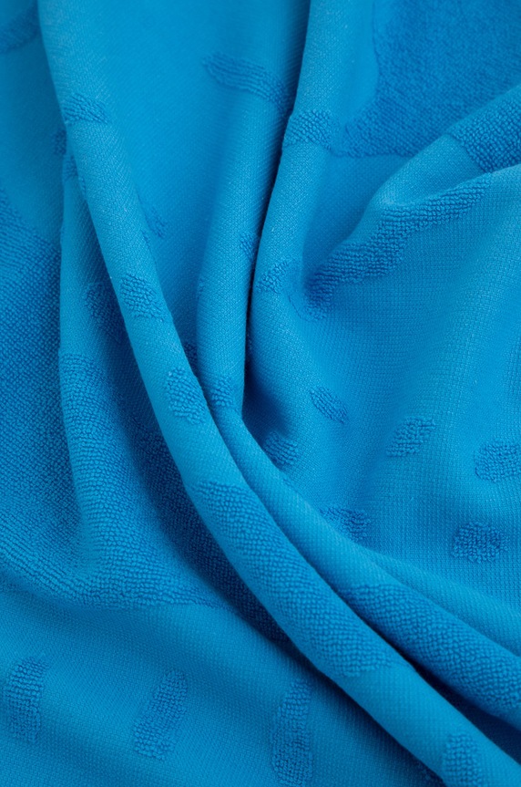 Akcesoria Lacoste ręcznik bawełniany LSPORT niebieski