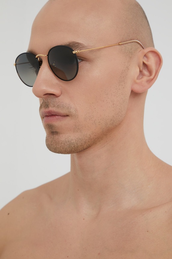 Ray-Ban okulary przeciwsłoneczne ROUND FULL COLOR 0RB3447JM czarny AA00