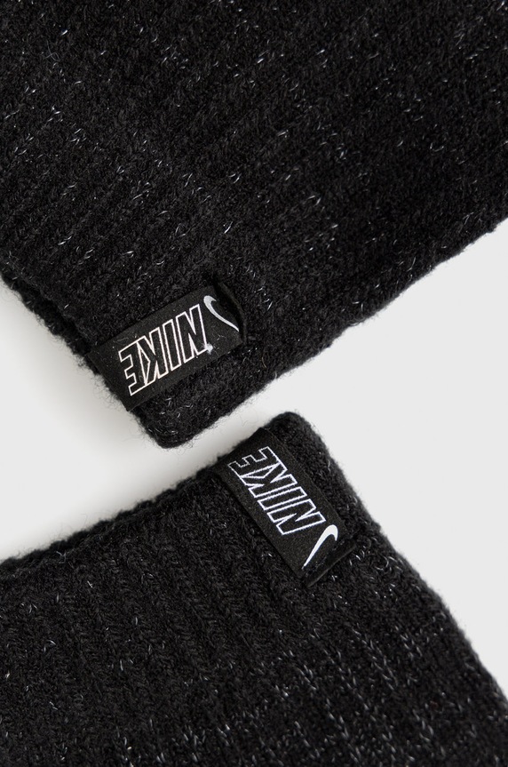 Nike opaska i rękawiczki czarny N.100.2000.082.OS