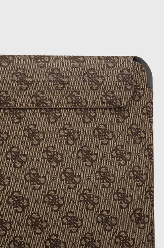 Guess Pokrowiec na laptopa brązowy GUCS13G4GFBR