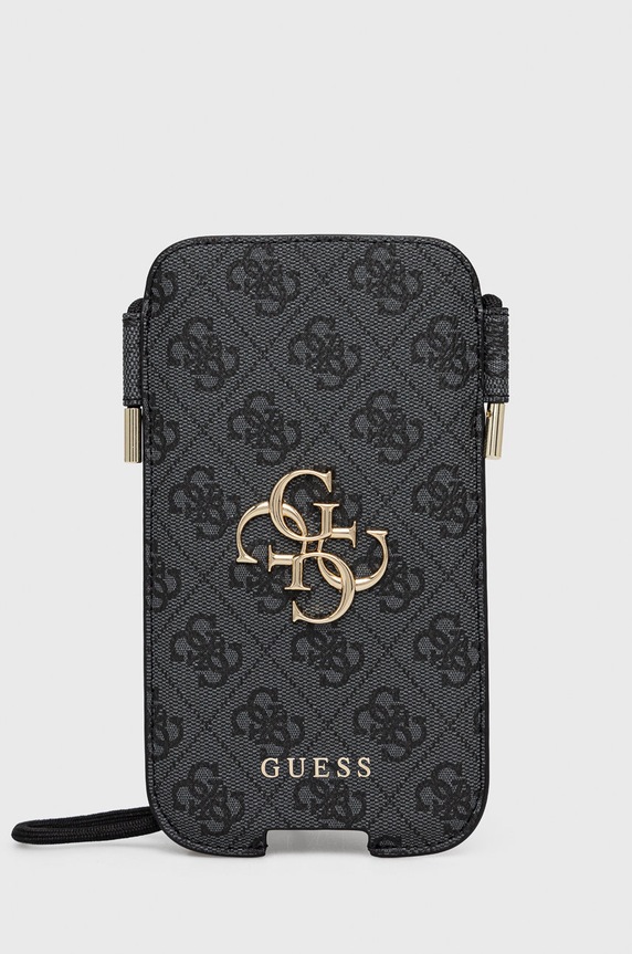 Guess Pokrowiec na telefon iPhone 12 Pro Max 6,7" na telefon szary GUHCP12L4GPSGR