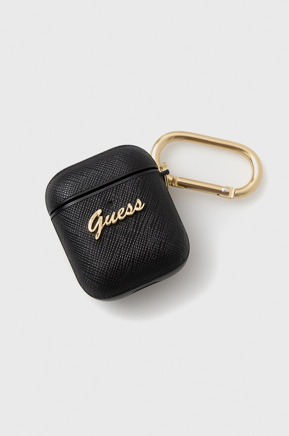 Guess Pokrowiec na Airpods czarny GUA2SASMK