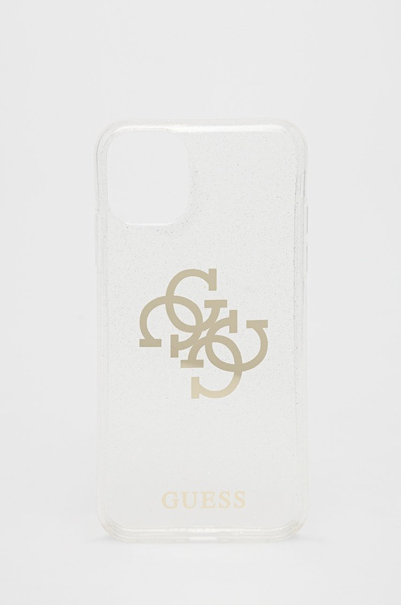 Guess Etui na telefon iPhone 11 na telefon transparentny GUHCN61PCUGL4GTR
