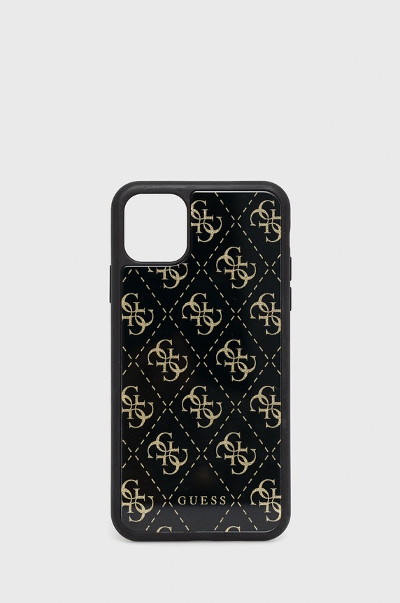 Guess Etui na telefon iPhone 11 Pro Max na telefon czarny GUHCN654GGPBK