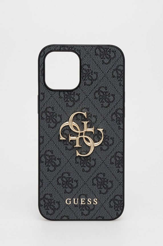 Guess Etui na telefon iPhone 12 Pro Max na telefon szary GUHCP12L4GMGGR