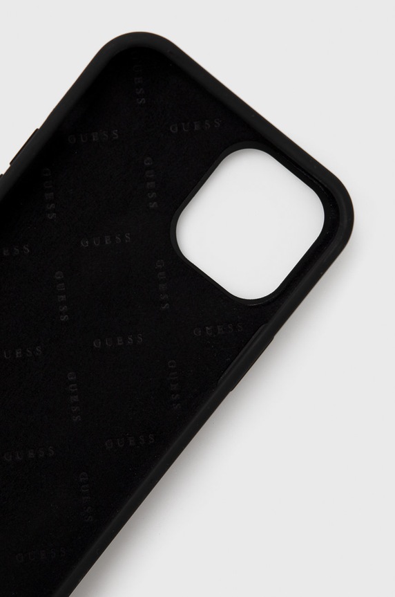 Guess Etui na telefon iPhone 12/12 Pro GUHCP12MLSC4GBK czarny AA00