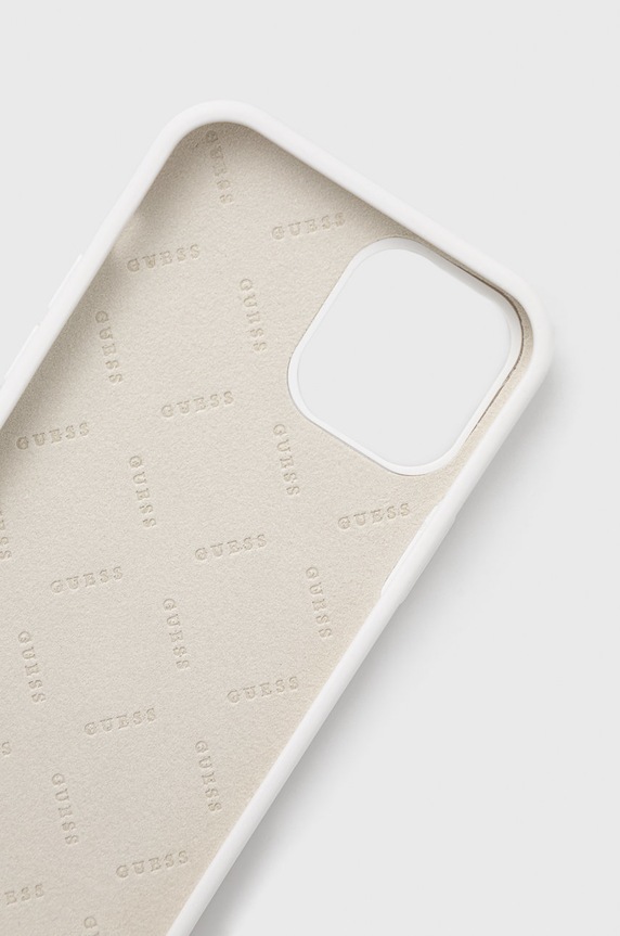 Guess Etui na telefon iPhone 12/12 Pro GUHCP12MLSC4GWH biały AA00