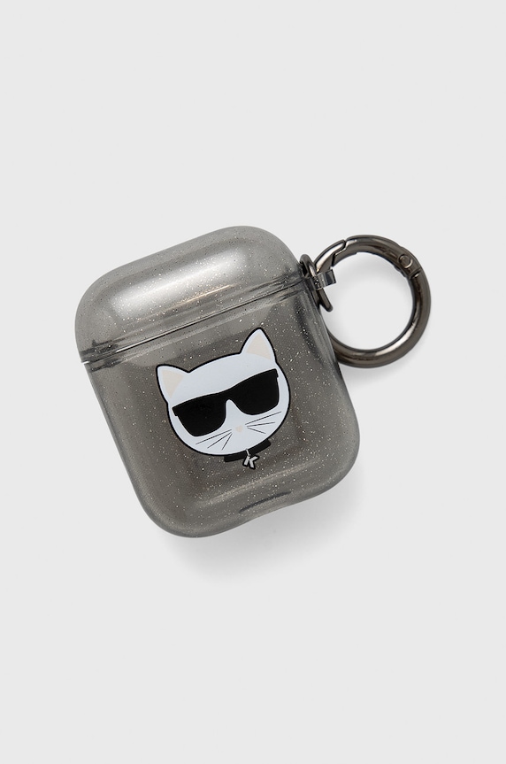 Karl Lagerfeld airpods tartó fekete KLA2UCHGK