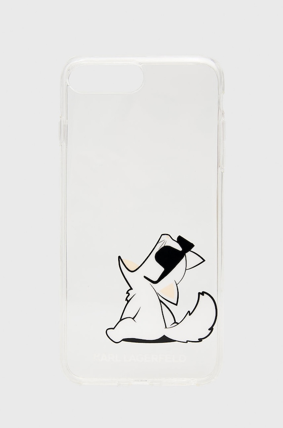 Karl Lagerfeld Etui na telefon iPhone 7/8 Plus KLHCI8LCFNRC na telefon transparentny KLHCI8LCFNRC