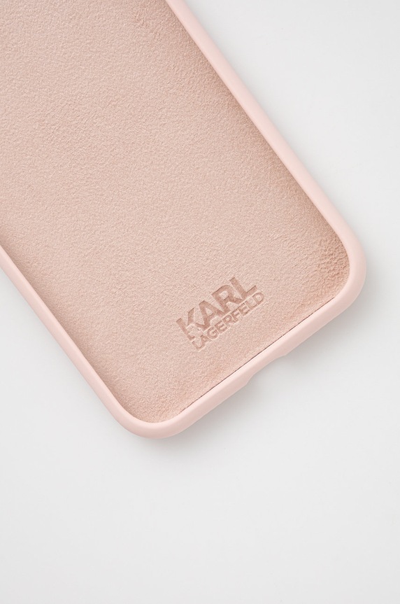 Karl Lagerfeld Etui na telefon iPhone 11 KLHCN61STKLTLP KLHCN61STKLTLP różowy AA00