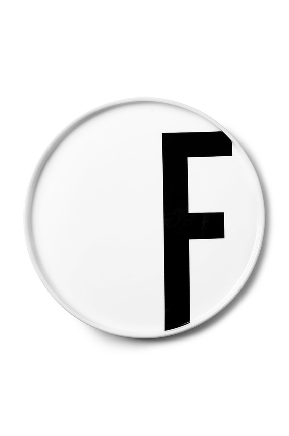 Design Letters talerz 20 cm biały 10201500F