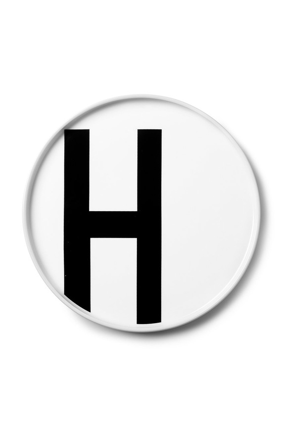 Dezertní talíř Design Letters A-Z 20 cm bílá 10201500H