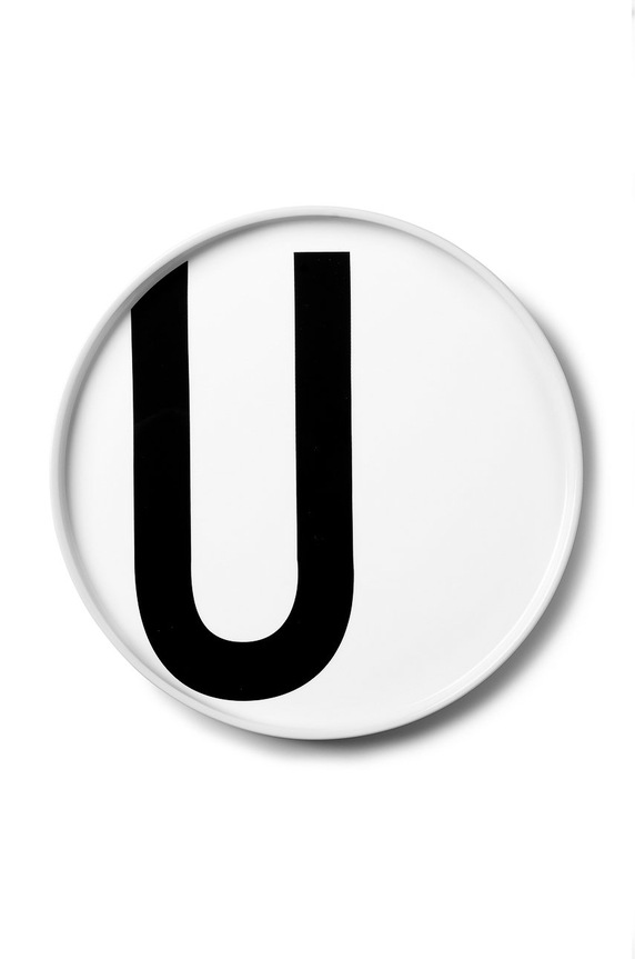 Design Letters desszert tányér A-Z 20 cm fehér 10201500U