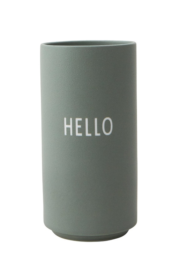 Design Letters wazon ozdobny zielony 10101005GREENHELLO