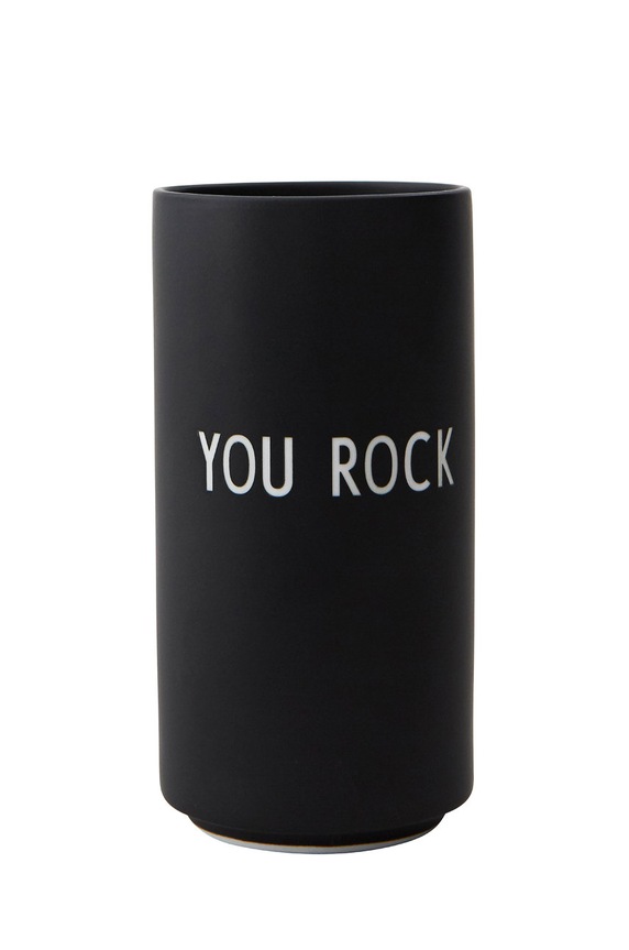 Design Letters wazon ozdobny czarny 10101005BKYOUROCK