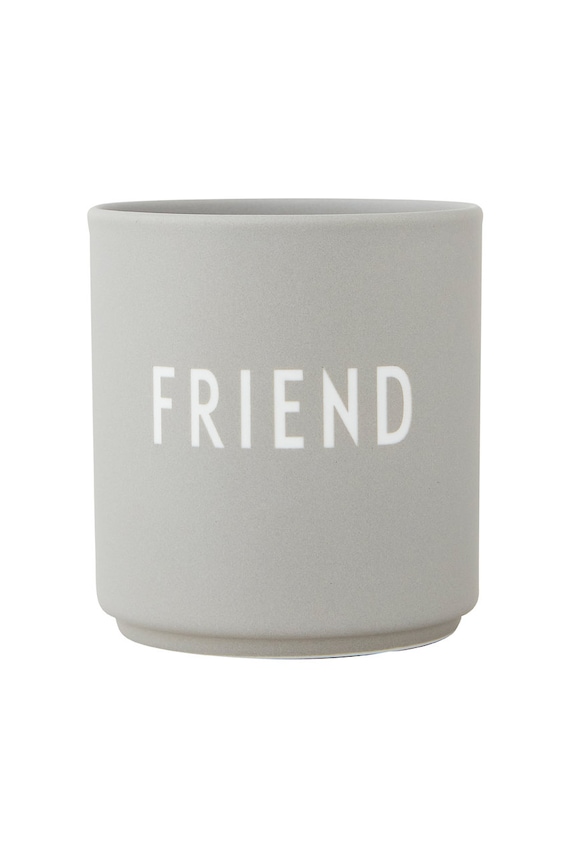 Šalica Design Letters Favourite 250 ml siva 10101002CLGRFRIEND