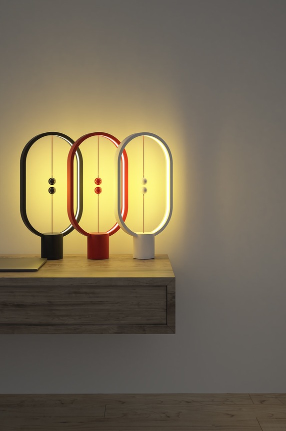 Allocacoc lampa stołowa Heng Balance czerwony DH0075RD/HBLEUC