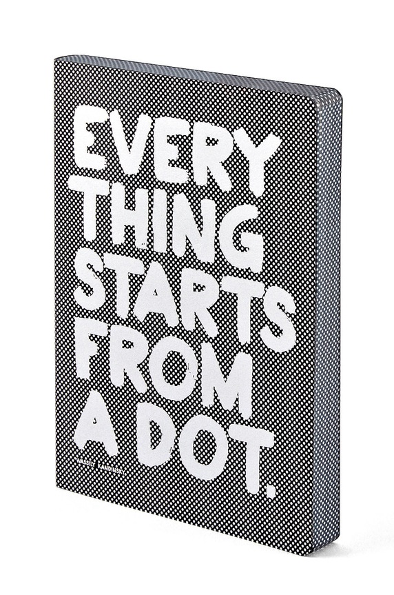 Nuuna notatnik EVERYTHING STARTS FROM A DOT niebieski 52156