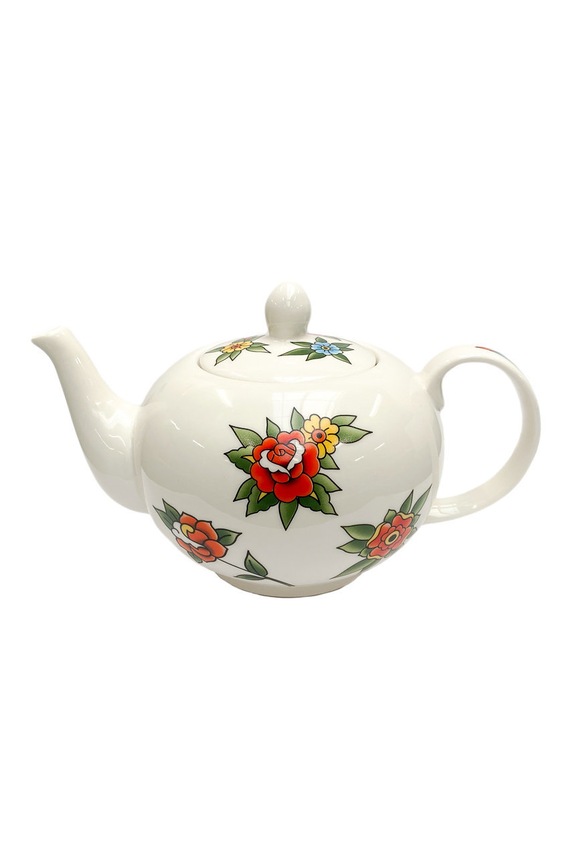 Pols Potten brocca da tè Tattoo 1,1 L bianco 230.400.540