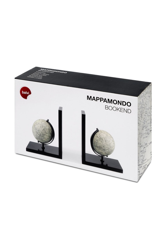 Salon i sypialnia Balvi podpórki do książek (2-pack) 26890 czarny