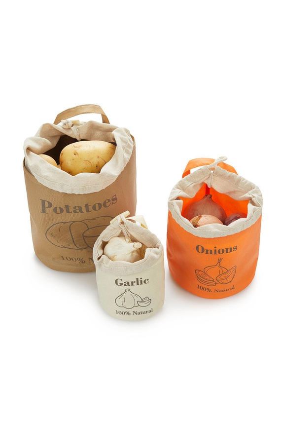 Balvi zestaw worków na warzywa (3-pack) 27504 brązowy AA00