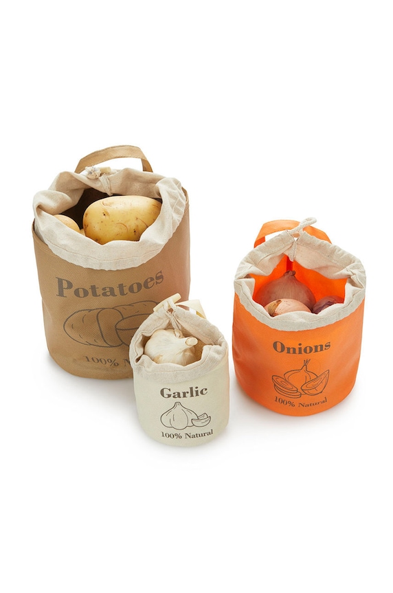 Balvi zestaw worków na warzywa (3-pack) 27504 brązowy AA00