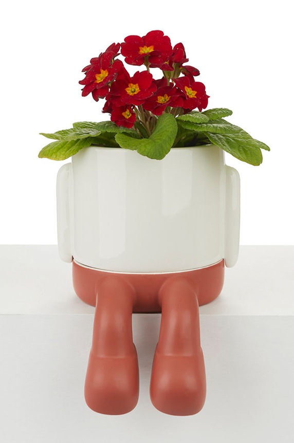 Balvi doniczka 22 x 17 x 21,5 cm czerwony 27528