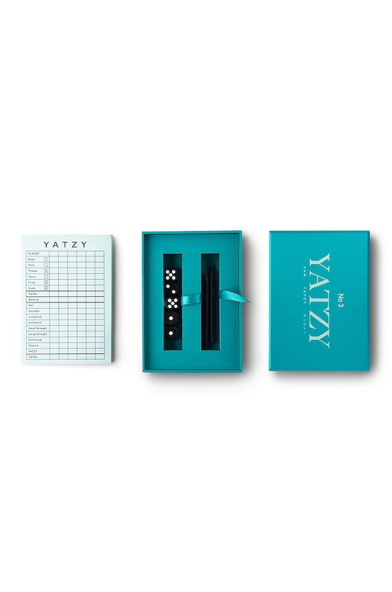 Printworks - Настольная игра - Yatzy (кости) бирюзовый PW00341