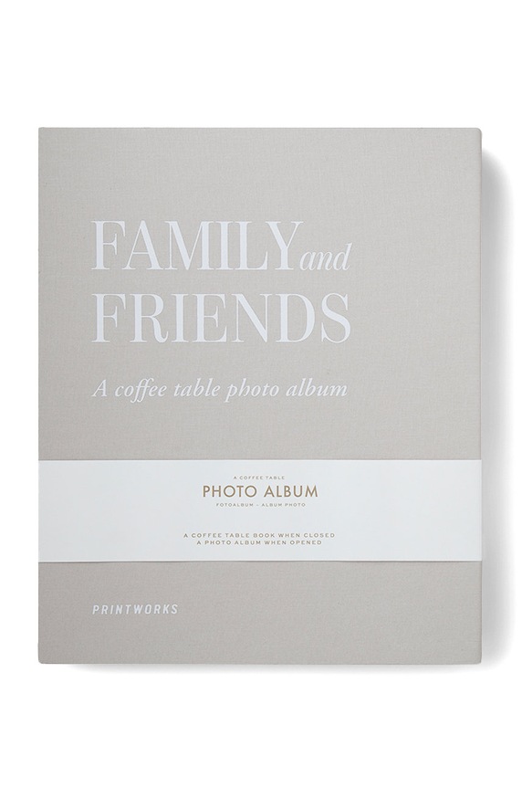 Printworks fotoalbum Family and Friends grigio PW00464
